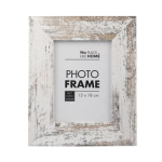 Picture Frame, Rustic White Stressed, 13 x 18cm
